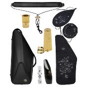 Selmer Signature noir gravé - Saxophone alto professionnel avec étui et bec complet