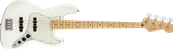 Player Jazz Bass, Maple Fingerboard, Polar White