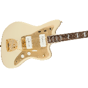 --- DISCONTINUE ---Guitare électrique Squier Jazzmaster 40th Anniversary Gold Edition OW