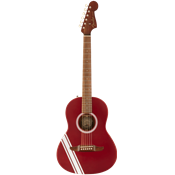 Guitare electro-acoustique Fender Sonoran Mini stripe Candy apple red