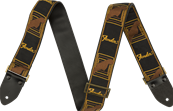 Legacy Vintage Monogram Strap, Black/Yellow & Brown, 2