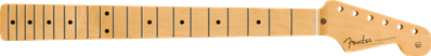 Classic Player '50s Stratocaster Neck, 21 Medium Jumbo Frets, Maple, Soft V Shape, Maple Fingerboard