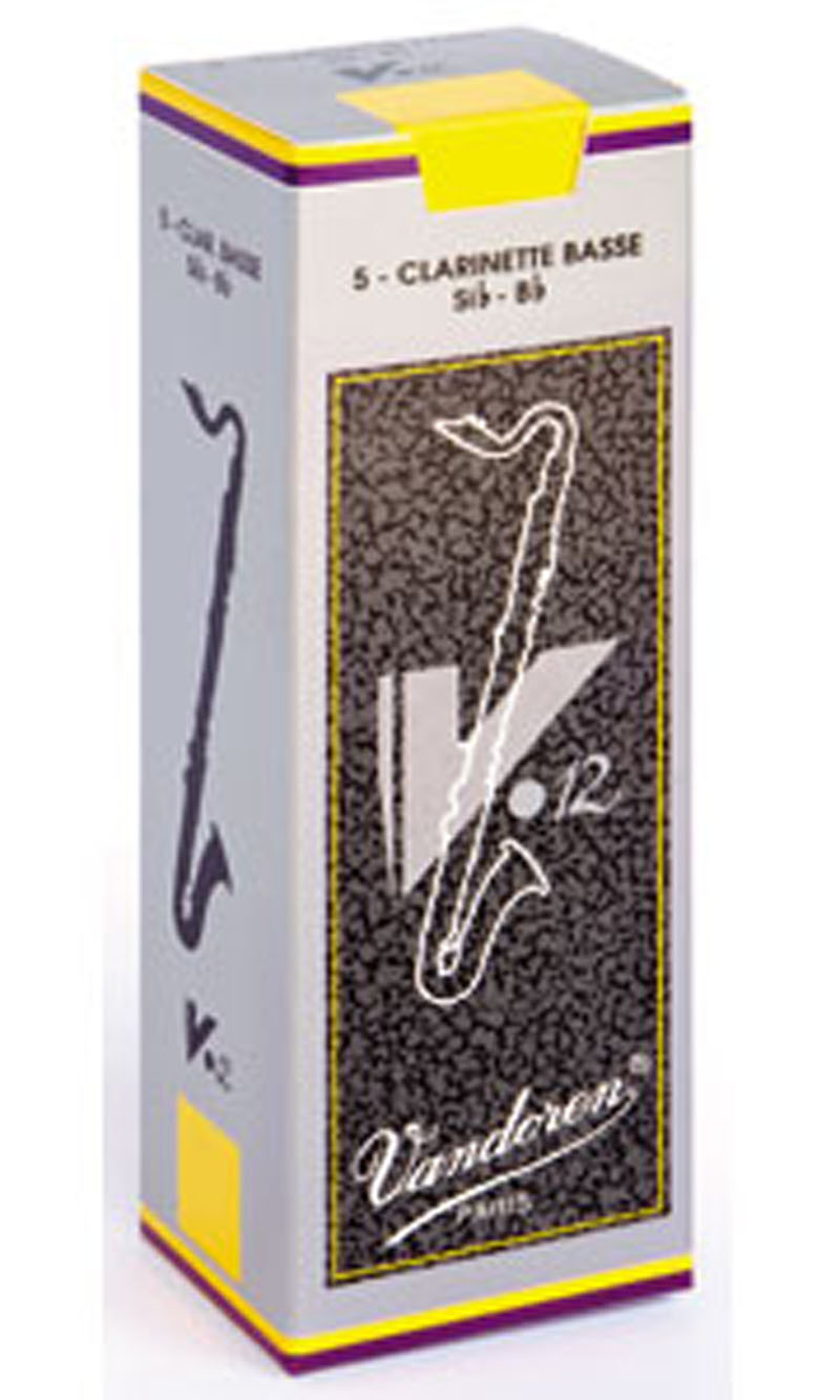 Vandoren CR623 - V12 force 3 - anches clarinette basse - boite de 5