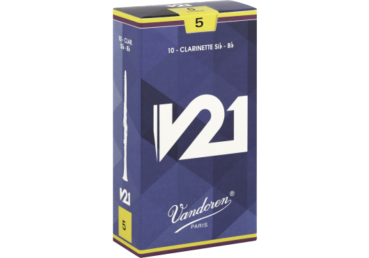 Vandoren CR805 - V21 force 5 - anches clarinette Sib - boite de 10