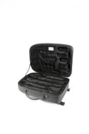 Bam Cases Etui pour 2 clarinettes Sib/La New Trekking Aluminium Brossé