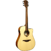guitare electro-acoustique lag dreadnought cutaway electro