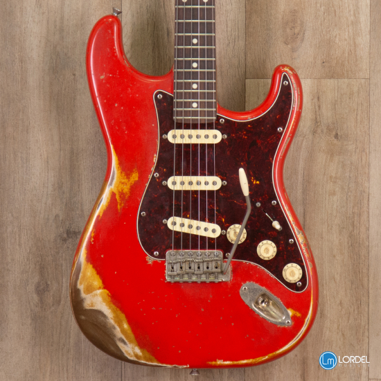 No Custom 60s hot rod red over gold