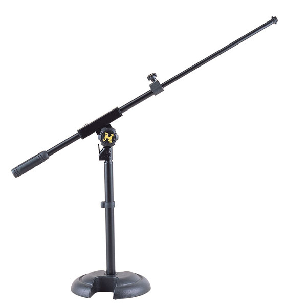 Hercules MS120B - Support micro bas avec perche télescopique courte 2 parties