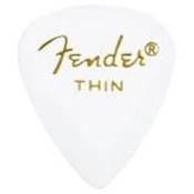 Fender Mediator Classic Celluloid Thin blanc