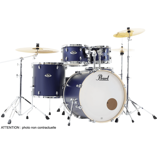 Batterie Pearl Export lacquer Rock 22 Indigo Night - Edition limitée