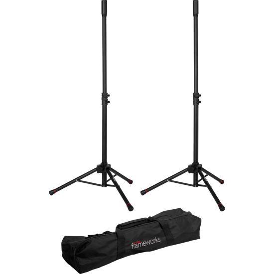 Gator pack de supports d'enceintes avec housse