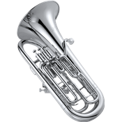 XO XO1270SS - Euphonium sib 4 pistons (3) à système compensé argenté