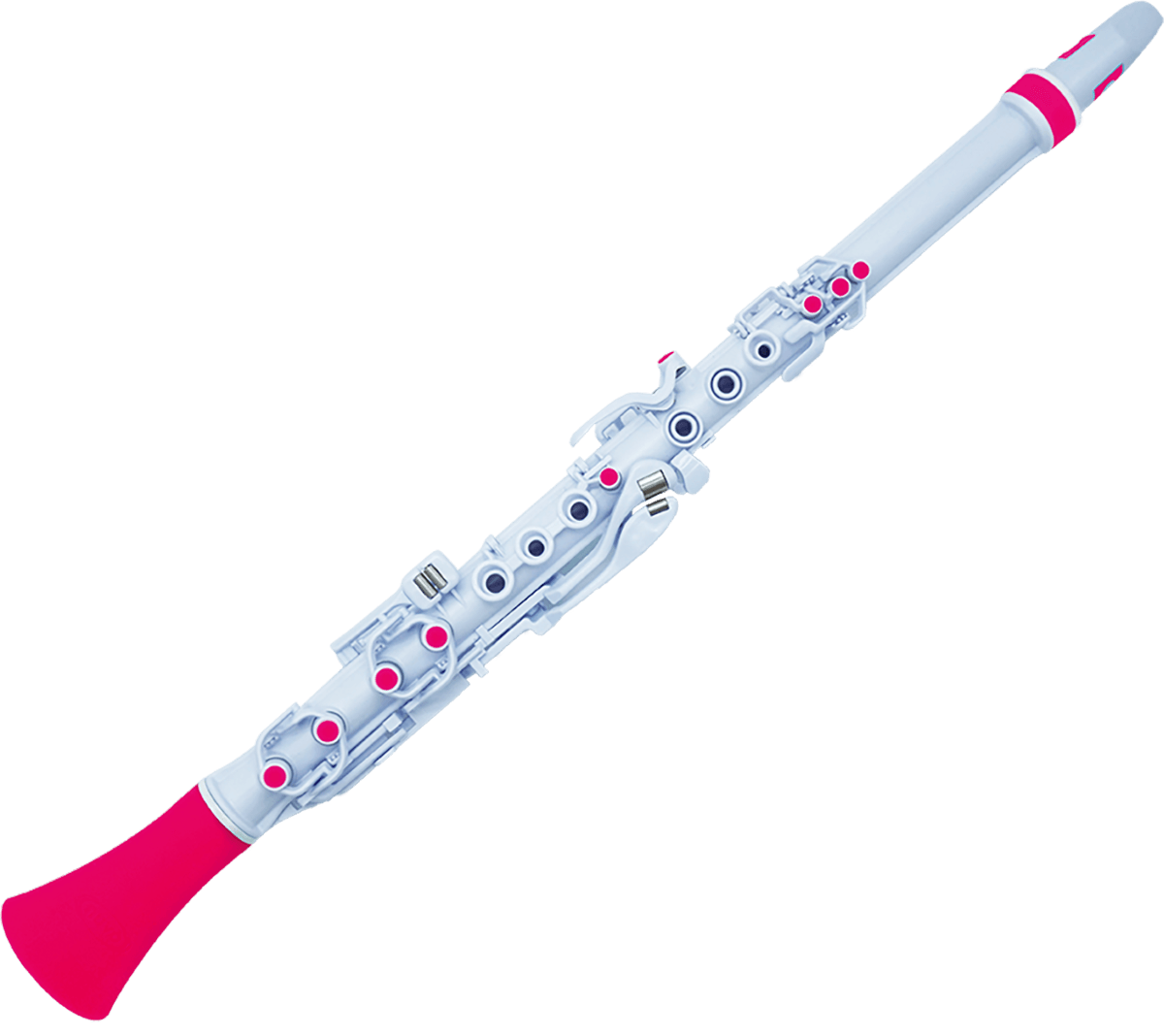 Nuvo CLARINEO - clarinette en Ut en plastique - blanche et rose