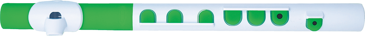 Nuvo TOOT - Flûte traversière en plastique blanche et verte