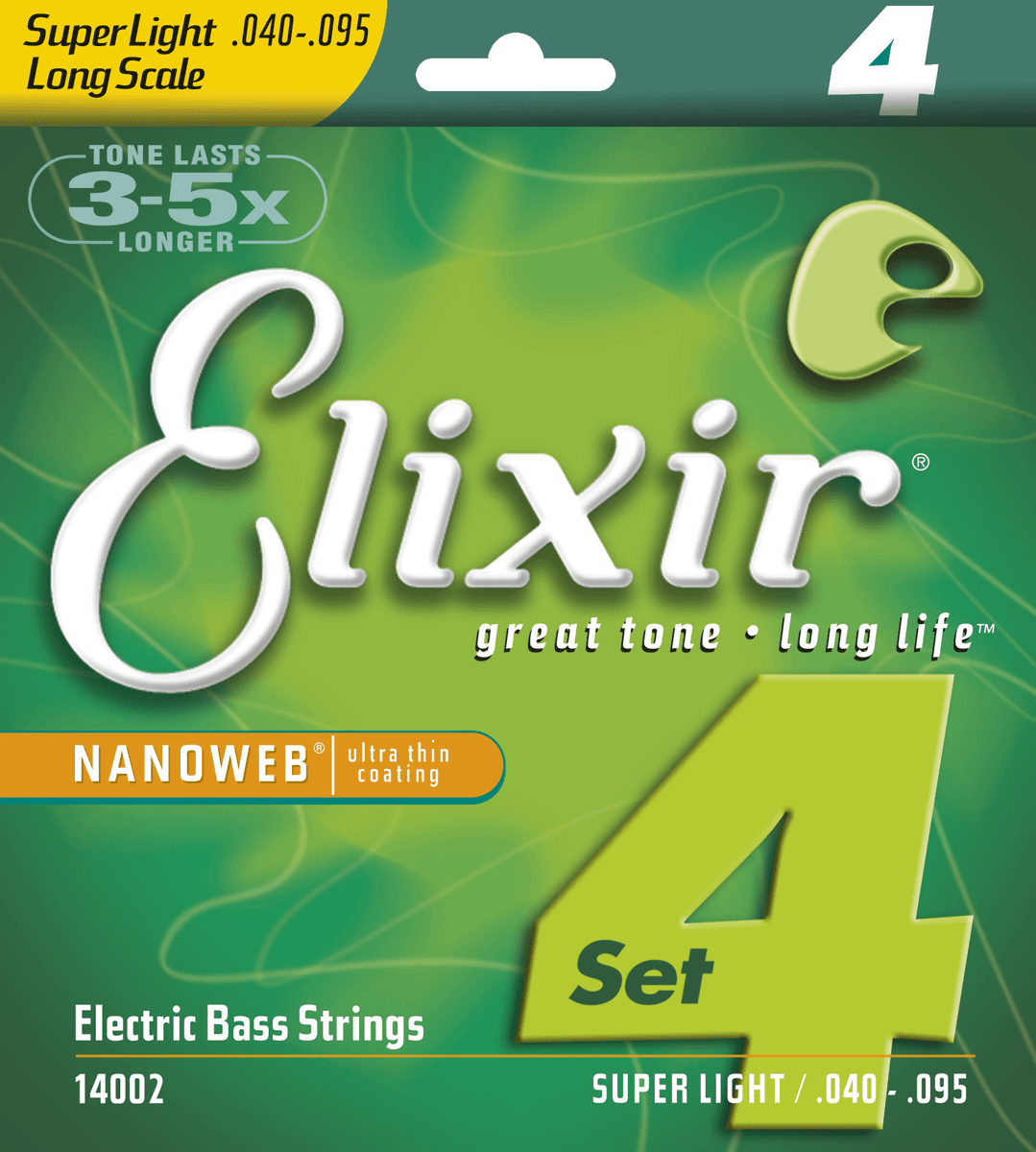 Elixir 14002 - bass nanoweb xl 40-95