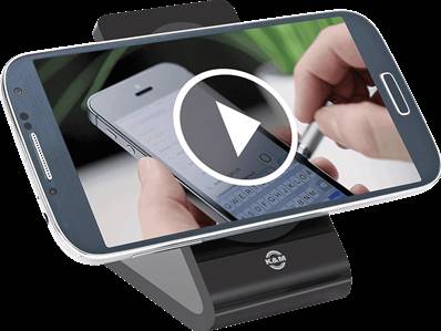 --- DISCONTINUE ---K M 19850 - stand bureau pour smartphone