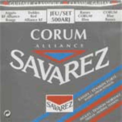 --- DISCONTINUE ---Savarez 500ARJ - alliance corum rouge/bleu