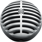 --- DISCONTINUE ---Shure MV5-LTG - micro numérique statique finition grise