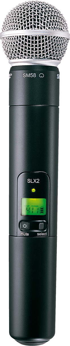 Shure SLX2-SM58-J3 - emetteur main capsule sm58
