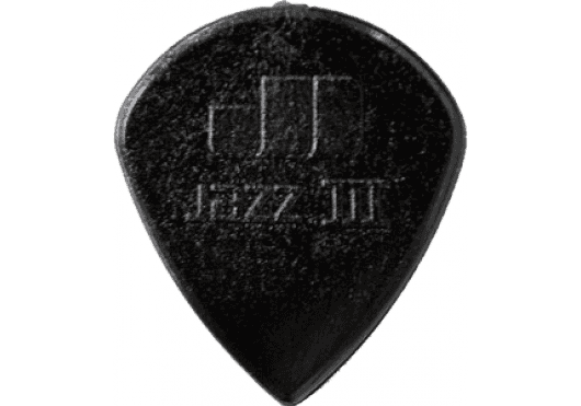 --- DISCONTINUE ---Dunlop mediator Nylon Jazz III pointus noirs