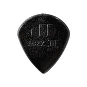 Dunlop Mediator Nylon Jazz III pointus noirs