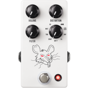 Pedale D'Effet Guitare Distorsion Jhs Pedals Packrat White