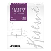 D'Addario reserve classic force 3 - boite de 10 anches clarinette Sib