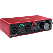 Focusrite Scarlett 2i2 Interface audio 2 entrées 2 sorties 3ème génération