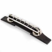 --- DISCONTINUE ---Gretsch Bridge Assembly Rocking BAR Chrome with ebony base