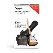Squier Sonic™ Stratocaster® Pack, Maple Fingerboard, 2-Color Sunburst, Gig Bag, 10G - 230V EU