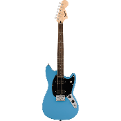 Squier Sonic Mustang HH, Laurel Fingerboard, Black Pickguard, California Blue