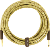 Deluxe Series Instrument Cable, Straight/Straight, 15', Tweed