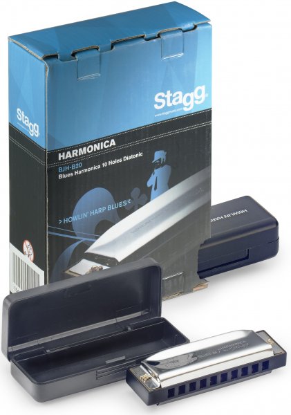 Stagg BJH-B20 G > Harmonica Diatonique Blues en SOL majeur > 10 trous