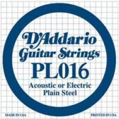 D'Addario Corde guitare folk/elect. 016