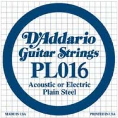 D'Addario Corde guitare folk/elect. 016
