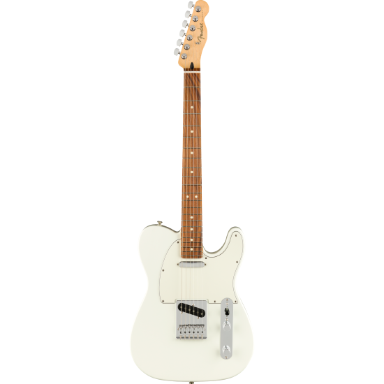 Fender Telecaster Mexicaine Player Polar White touche Pao Ferro - Guitare électrique