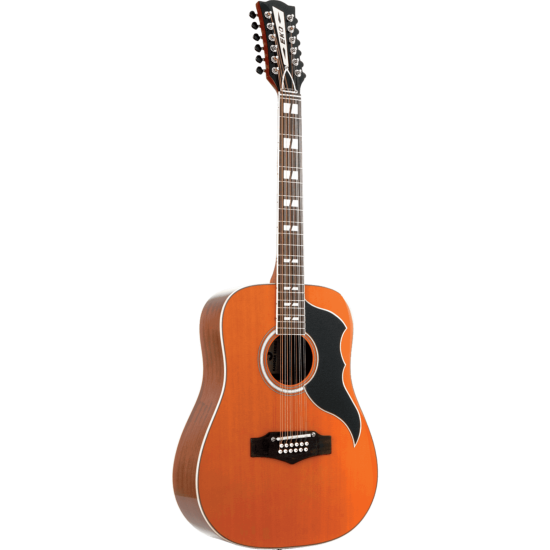 guitare folk eko dreadnought 12 cordes vintage natural