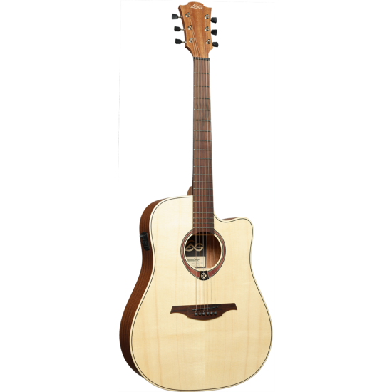 guitare electro-acoustique lag dreadnought cutaway electro