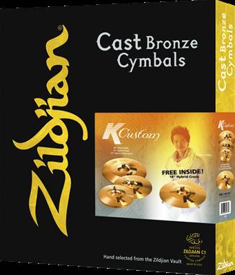 Zildjian K1250-I7 - Pack cymbales K' Custom Hybrid 14'' 16'' 20''  18''