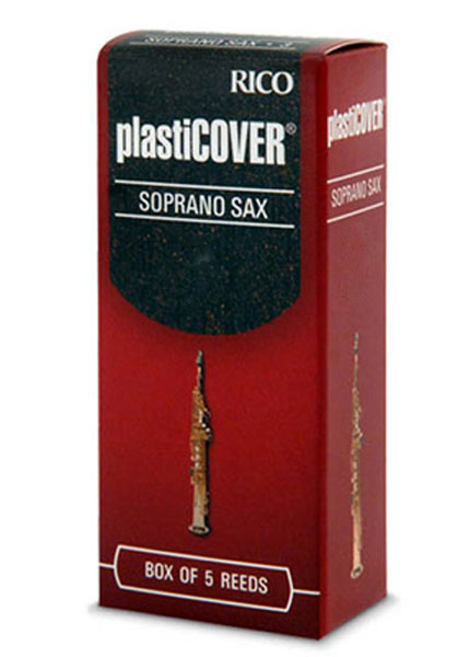 D'Addario Plasticover force 3 - boite de 5 anches saxophone soprano