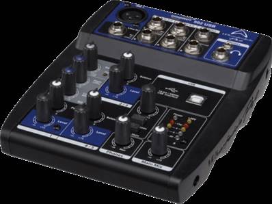 Wharfedale CONNECT502-USB-BK - mini mixeur 5 entrees avec us