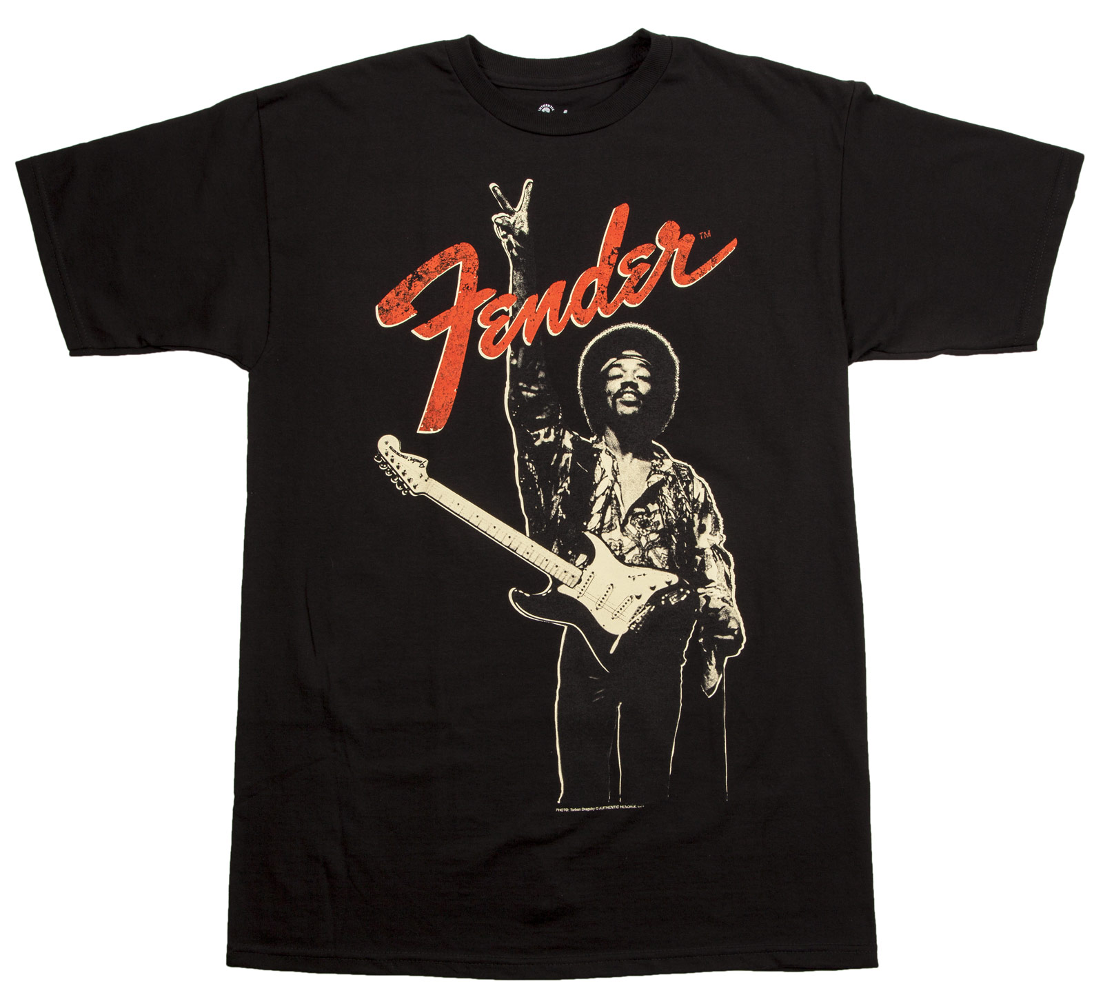 Fender T-shirt Jimi Hendrix Peace Sign Black S