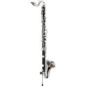 --- DISCONTINUE ---Jupiter JBC1000N - clarinette basse Sib en ABS et clés nickelées