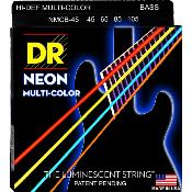 Cordes basse électrique DR Neon Multicolor 45-105