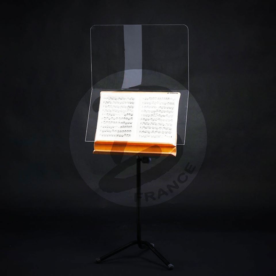EPPC - Ecran de protection anti-projections transparent tout pupitre de chef (100 x 125 cm)