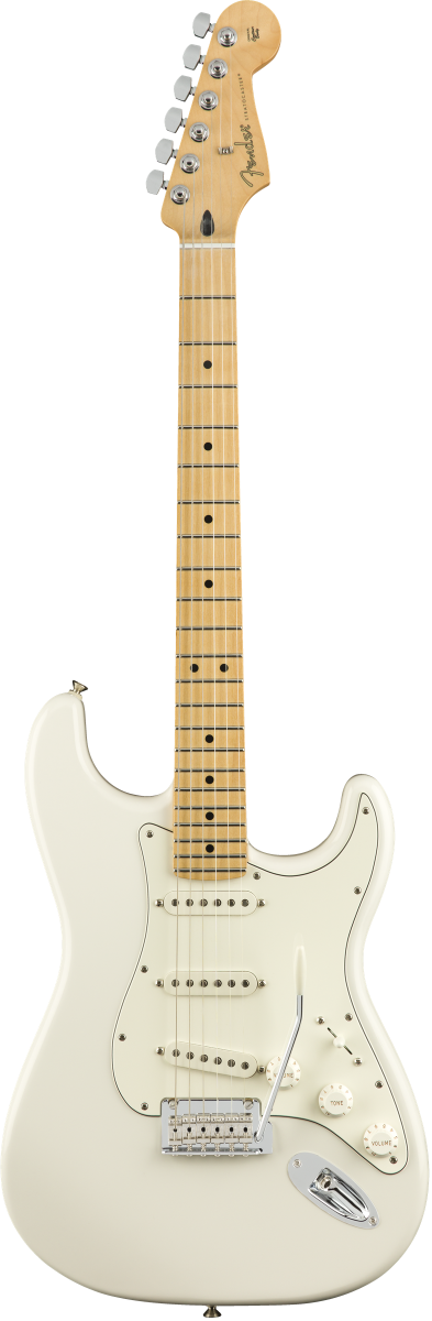 Fender Stratocaster Mexicaine Player Polar white touche érable
