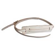 --- DISCONTINUE ---Gretsch Vintage LEATHER Guitar STRAP Vintage WHITE