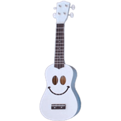 Mahalo U-SMILE-WT - ukulélé blanc smile  housse