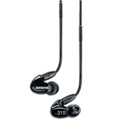 --- DISCONTINUE ---Shure SE315-N - intra haute definition 1 voie noir
