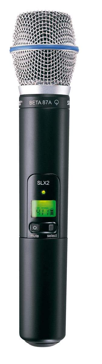 --- DISCONTINUE ---Shure SLX2-BETA87C-L4 - emetteur main capsule BETA87C